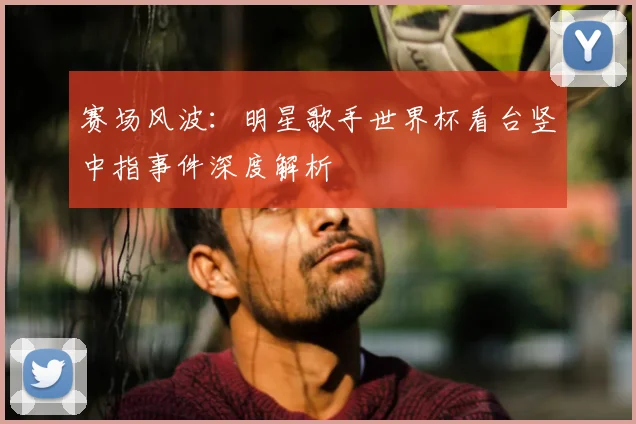 赛场风波：明星歌手世界杯看台竖中指事件深度解析
